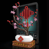 Mould King 10014 Chinese Knot Potted Plum Blossom Building Set | 1,087 PCS