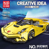 Mould King 10018 Koenigsegg with 1341 piece