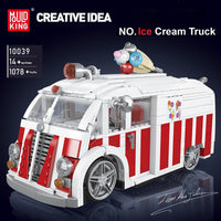 MOULD KING 10039 Ice Cream Truck with 1078 Pieces
