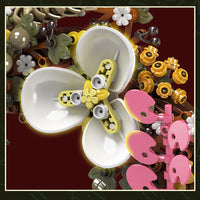 Mould King 10074 Christmas Dried Flower Wreath Building Set | 1,038 PCS