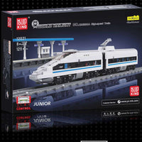 MOULD KING 12021 World Railway CRH380A High-speed Train with 1211 Pieces