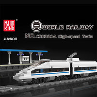 MOULD KING 12021 World Railway CRH380A High-speed Train with 1211 Pieces