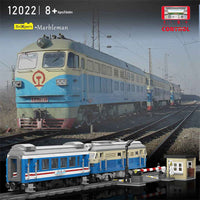 MOULD KING 12022 World Railway DF4B Diesel Locomotive Train with 1212 Pieces