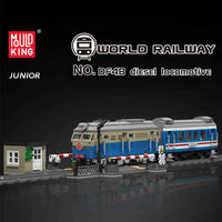 MOULD KING 12022 World Railway DF4B Diesel Locomotive Train with 1212 Pieces
