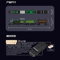 MOULD KING 12024 4-4-0 Steam Locomotive with 1212 Pieces