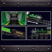 MOULD KING 12024 4-4-0 Steam Locomotive with 1212 Pieces