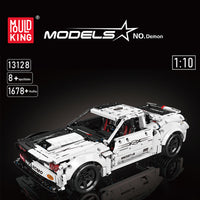 MOULD KING 13128 Remote Controlled Hellcat Muscle Car Building Set | 1678 PCS