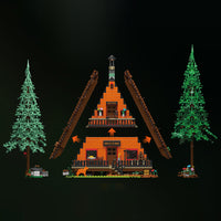 MOULD KING 16053 Cabin In The Woods with 3398 Pieces