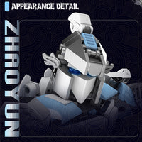 MOULD KING 93003 Five Tiger Generals Zhao Yun with 1000 Pieces