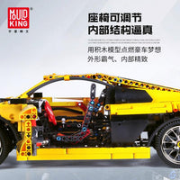 MOULD KING 13127 MOC-4463 Audi R8 V10 Second Generation with 1896 Pieces