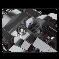 Mould King 27018 Static Version Bat Sports Car with 407 Pieces