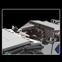 Mould King 27019 Static Version Delorean-12 Car with 269 Pieces