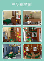 MOULD KING 16026 Afternoon Tea Restaurant with 3039 Pieces