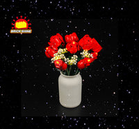 Brick Shine - Light Kit for LEGO® Bouguet of Roses 10328