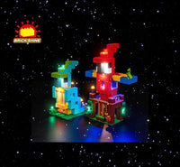 Brick Shine - Light Kit for LEGO® The Parrot Houses 21282