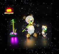 Brick Shine - Light Kit for LEGO® Wild Animals: Panda Family 31165