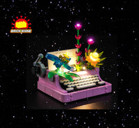 Brick Shine - Light Kit for LEGO® Typewriter with Flowers 31169