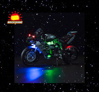 Brick Shine - Light Kit for LEGO® Kawasaki Ninja H2R Motorcycle 42170
