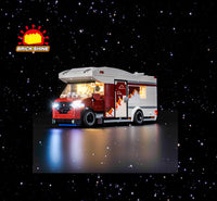 Brick Shine - Light Kit for LEGO® Holiday Adventure Camper Van 60454