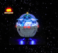 Brick Shine - Light Kit for LEGO® Grogu with Hover Pram 75403