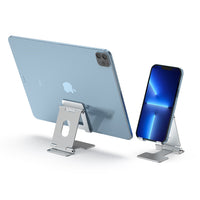 REDEFINE Folding Portable Desktop Aluminum Holder-Silver