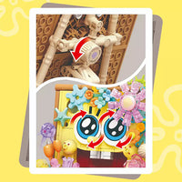 SEMBO 612215 SpongeBob SquarePants The Art of Flowers with 474 Pieces