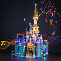 Brick Shine -  Light Kit for  LEGO®Disney Castle 43222