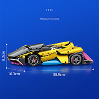 SEMBO 701924 1:14 TECHNIAUE Sports Car with 1096 Pieces