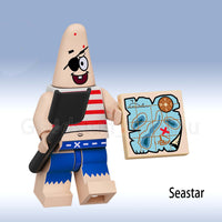 Minifigures  One Piece movie Characters - a set of 3 x minifigures