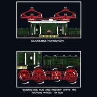 MOULD KING 12023 World Railway: OBB 1189.08 Electric Locomotive with 919 Pieces