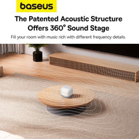 Baseus AeQur V2 Wireless Speaker Moon-White