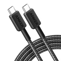 Anker 322 USB-C to USB-C Cable (6ft Braided)-Black