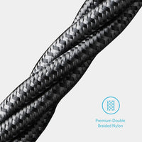 Anker 322 USB-A to USB-C Cable (6ft Braided)-Black