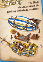 JIESTAR JJ9126 Steampunk Airship with 3272 Pieces