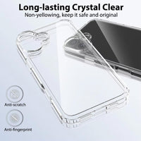iPhone 17 High Quality Acrylic + TPU Hybrid Transparent Case Cover