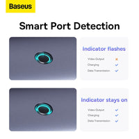 Baseus Flite Series 5-Port HUB Docking Station (Type-C to HDMI4K@30Hz*1+USB 3.0*4)