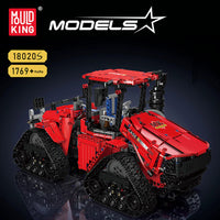 MOULD KING 18020S Pneumatic Crawler Tractor With Motor with 1769 Pieces