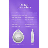BLACKTECH Smart Tag with case - White