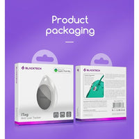 BLACKTECH Smart Tag with case - White