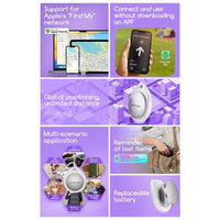 BLACKTECH Smart Tag with case - White