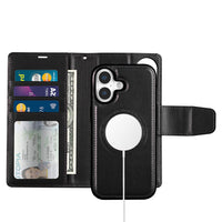 iPhone 17 Hanman 2 in 1 Detachable Flip Leather Wallet Case With Magnetic Ring