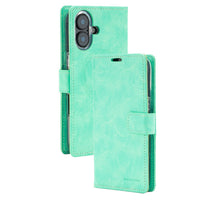 iPhone 17 Mercury Blue Moon Diary Case With Magnetic Ring