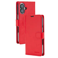 iPhone 17 Mercury Blue Moon Diary Case With Magnetic Ring