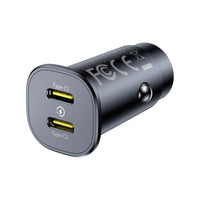 Baseus GoTrip DP1 Car Charger C+C 30W-Cosmic Black