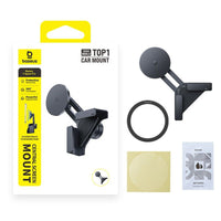 Baseus T-Space TC1 Central Screen Mount (Corner Version)-Cosmic Black