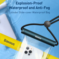Baseus AquaGlide Waterproof Phone Pouch with Cylindrical Slide Lock