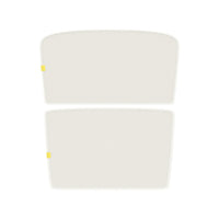 Baseus T-Space Series Car Skylight Sunshade For Tesla Model Y (Double Layer Version)-Moon White