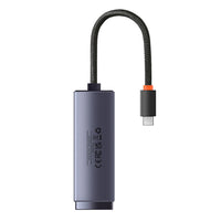 Baseus Lite Series Ethernet Adapter Type-C to RJ45 LAN Port (100Mbps)-Grey