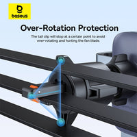 Baseus Metal Age 3 Gravity Car Mount (Air Vent Version) NEW-Dark Grey