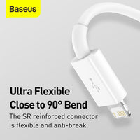 Baseus Superior Series Fast Charging Data Cable USB to Micro USB & Lightning & Type-C 3.5A 1.5m